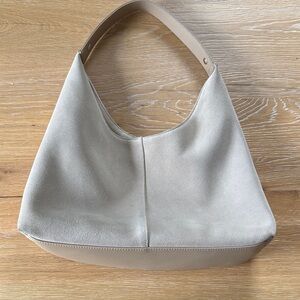 Nakedvice Beige Suede Shoulder Bag